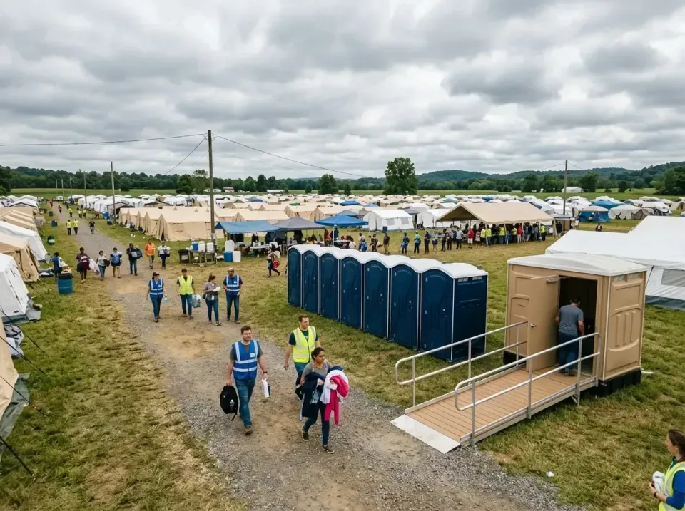 disaster-relief-camp-restrooms-010 — frequently asked questions, Dumpster & Portable Bathrooms Rental in Round Lake Heights,…